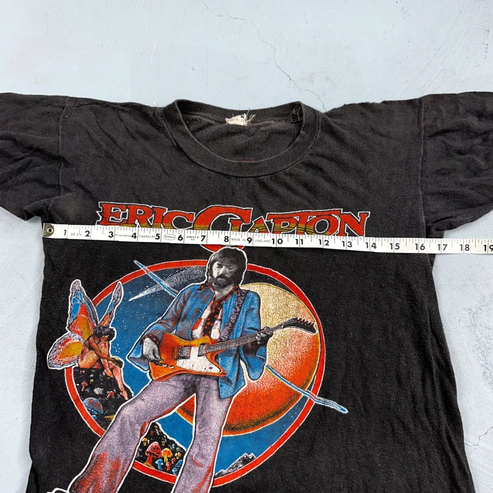 Vintage VINTAGE Eric Clapton Rock Concert 1979 Tour VTG T Shirt Band Music Classic Guitar 70s Shirt Men S Black Size US S / EU 44-46 / 1 - 6 Thumbnail