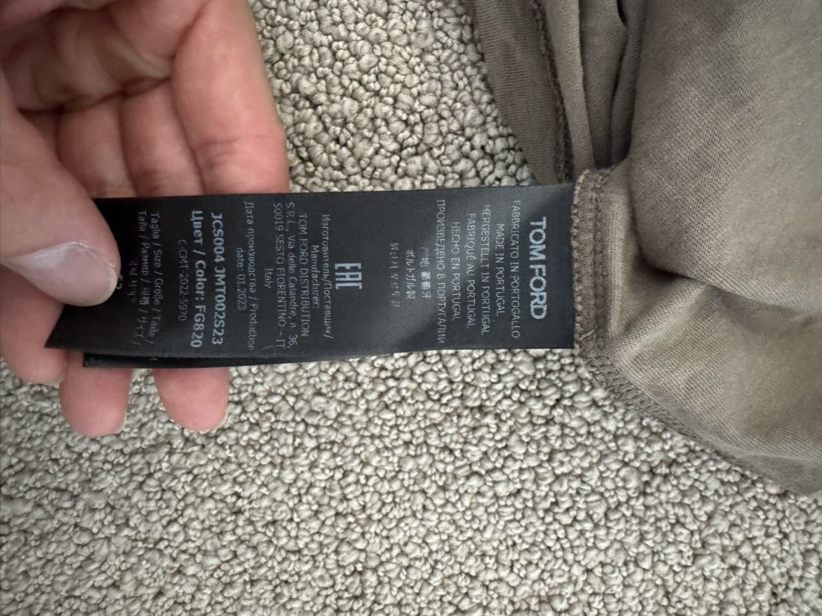 Tom Ford Tom Ford Tee Sz 52 - Dark Olive Size US L / EU 52-54 / 3 - 4 Thumbnail