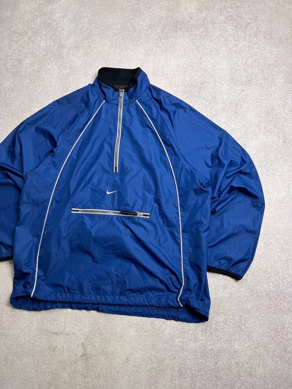 Nike × Vintage VINTAGE NIKE SWOOSH QUARTER ZIP TRANSFORMER JACKET Y2K L Size US L / EU 52-54 / 3 - 2 Thumbnail