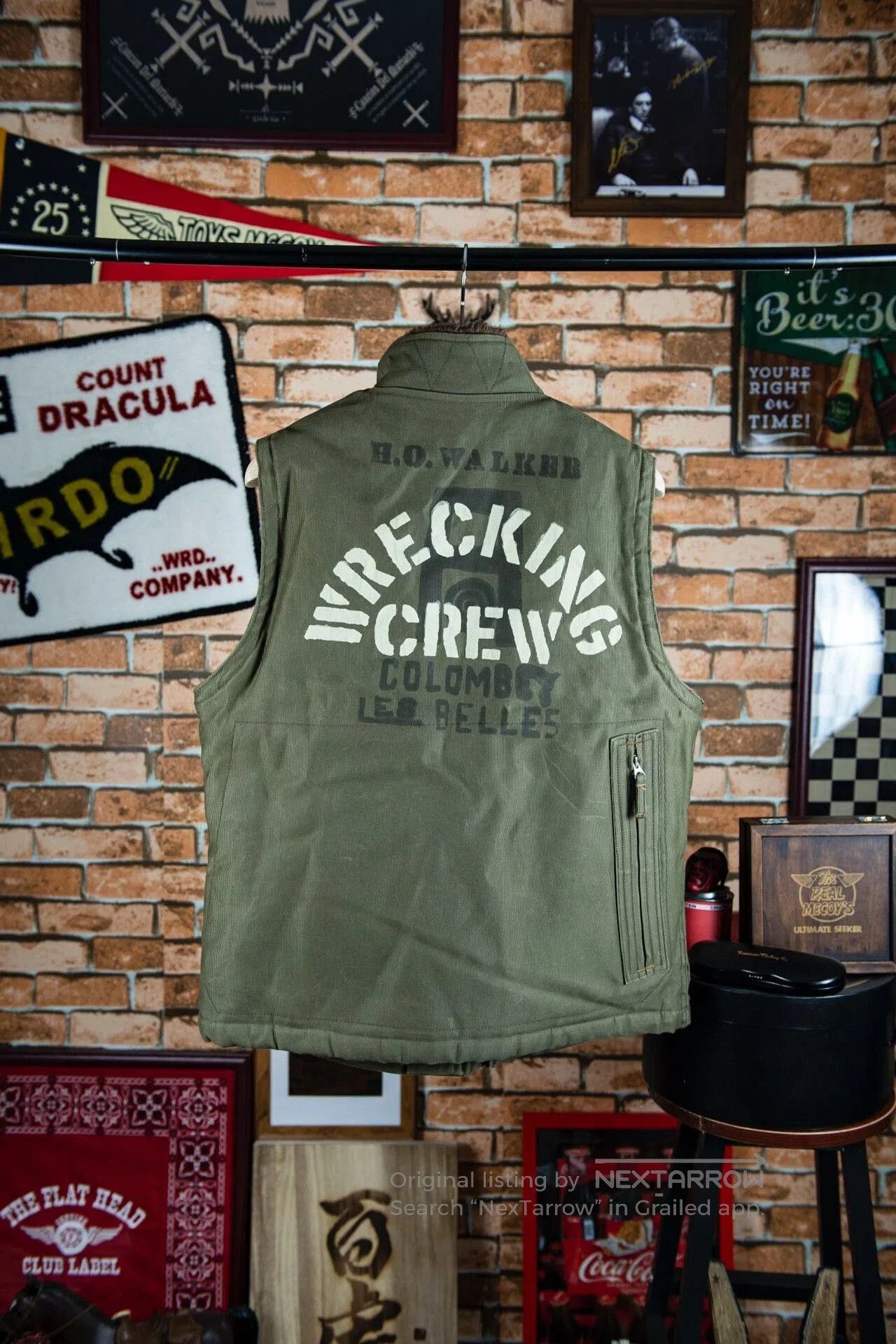 Freewheelers Freewheelers Avatar Green Vest. Size US XXS / EU 40 - 1 Thumbnail