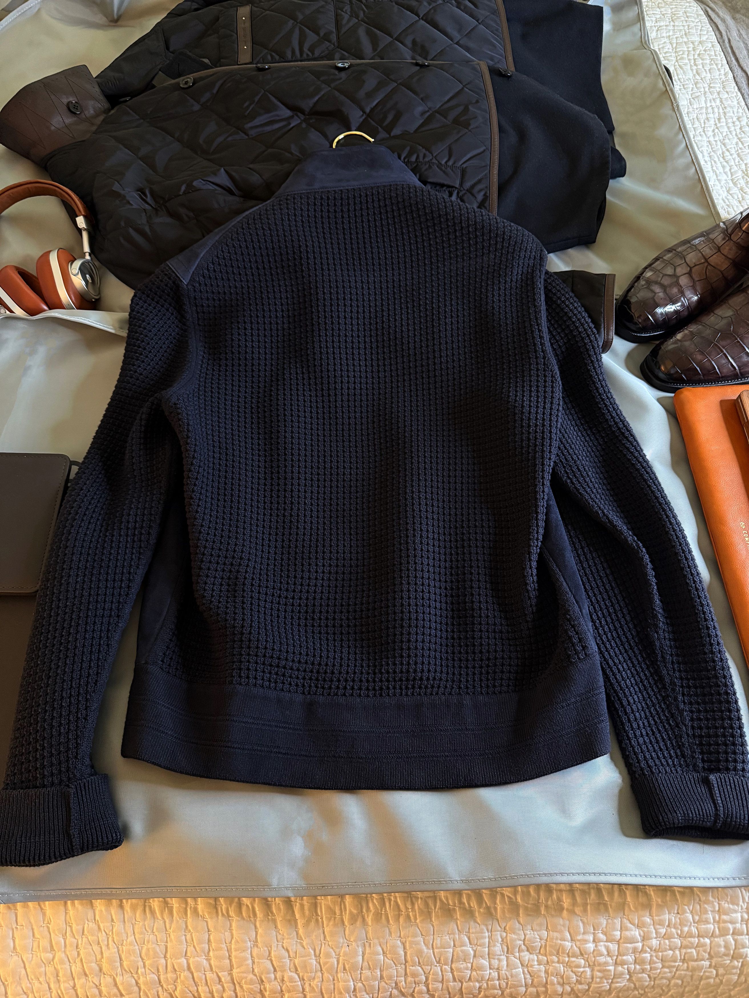 Tom Ford Ultimate TOM FORD $6,300 w/tax Suede Complex Waffle Knit Size US M / EU 48-50 / 2 - 14 Thumbnail