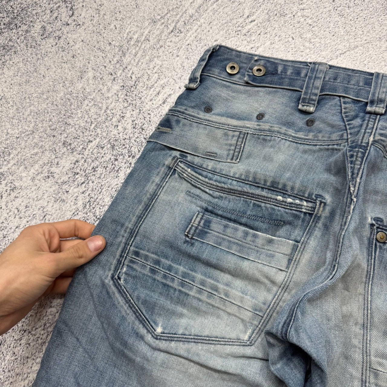 G-Star Vintage G-Star RW Denim Baggy Jeans Shorts Mens Size 33 Size US 33 - 8 Thumbnail