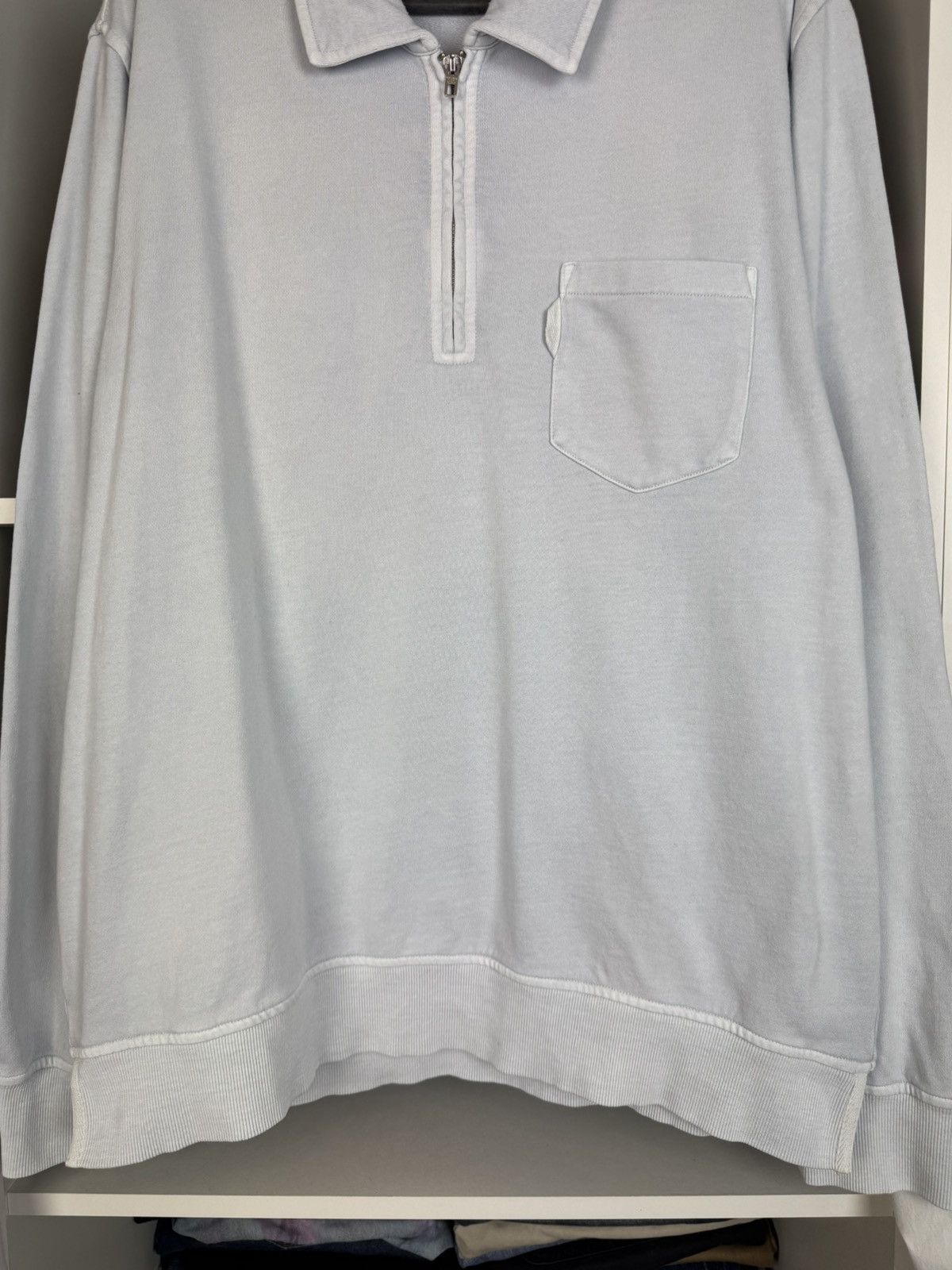 YMC YMC Men's 1/4 Zip Collared Sweatshirt Size US L / EU 52-54 / 3 - 13 Thumbnail