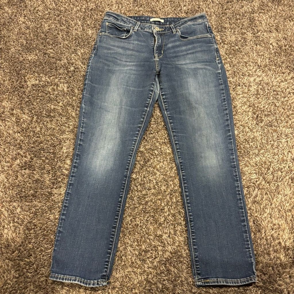 Levi's Levi's Women's Mid Rise Skinny Jeans Size 34" / US 12 / IT 48 - 3 Thumbnail