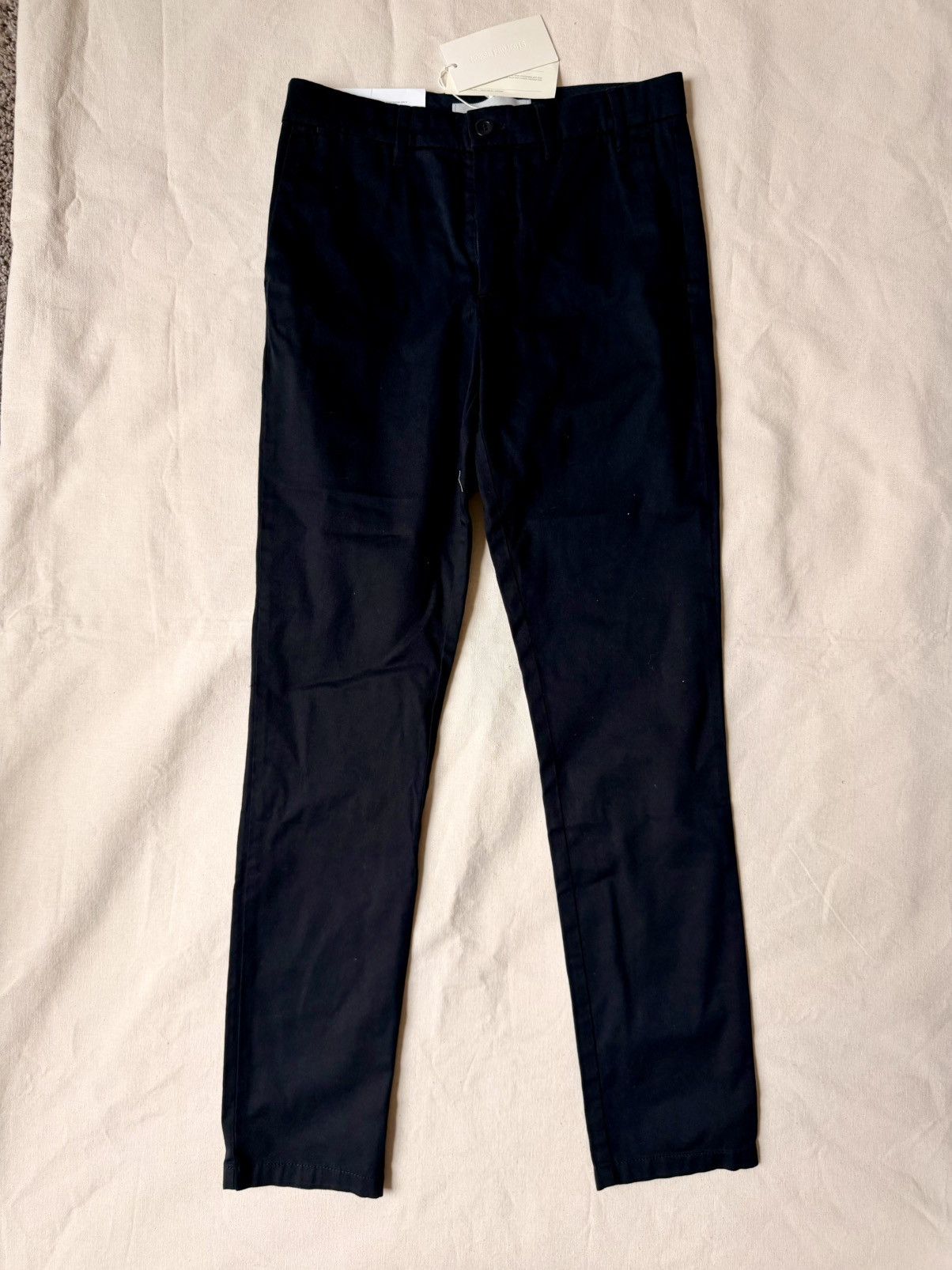 Norse Projects Norse Projects - Aros Black Slim Light Stretch Pants - 28x32 Size US 28 / EU 44 - 1 Thumbnail