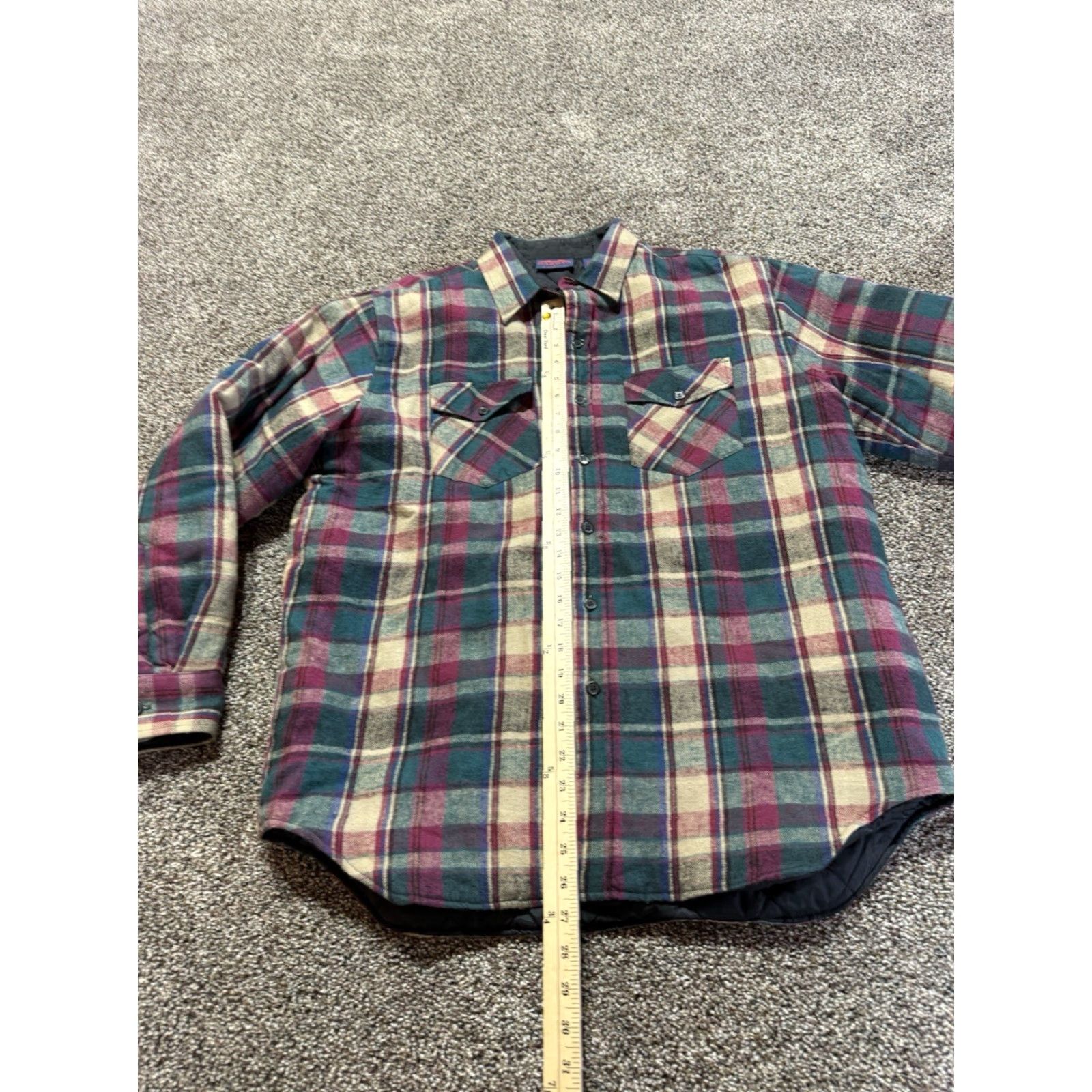BB Dakota Dakota Mens Jacket Plaid Cotton Insulated Flannel Size L Multicolor Pocket Buttons Windbreaker Size US L / EU 52-54 / 3 - 6 Thumbnail