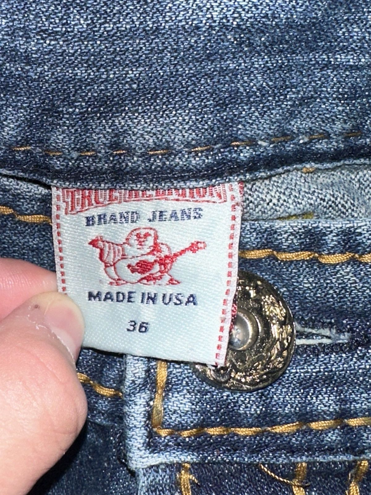 True Religion × Vintage Rare true religion jeans bootcut Size US 34 / EU 50 - 4 Thumbnail