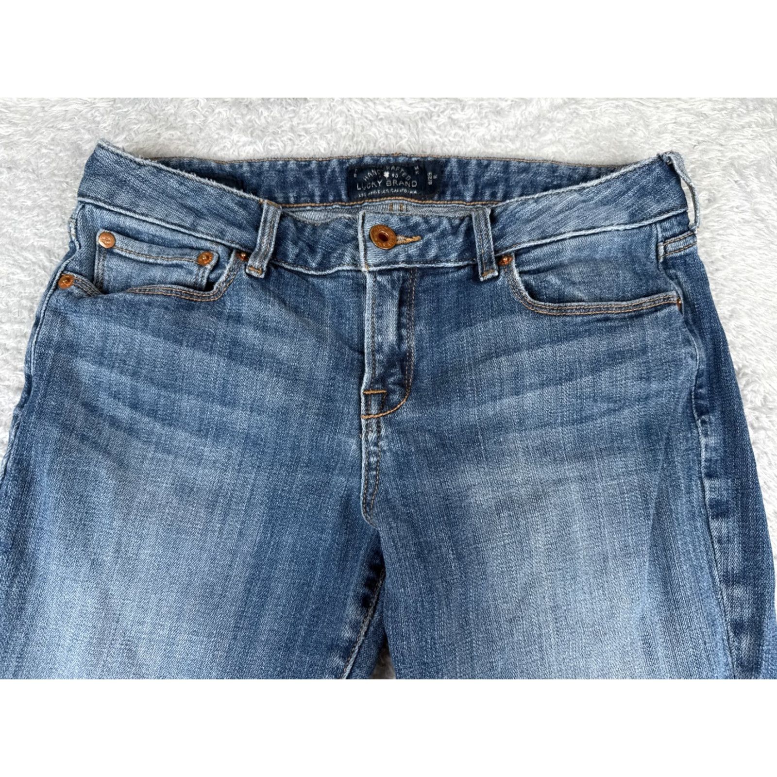 Lucky Brand Lucky Brand Jeans Women 8 Blue Denim Skinny Tapered Low Rise 29x29 Cotton Blend 5-Pocket Design Distressed Size 30" / US 8 / IT 44 - 4 Thumbnail