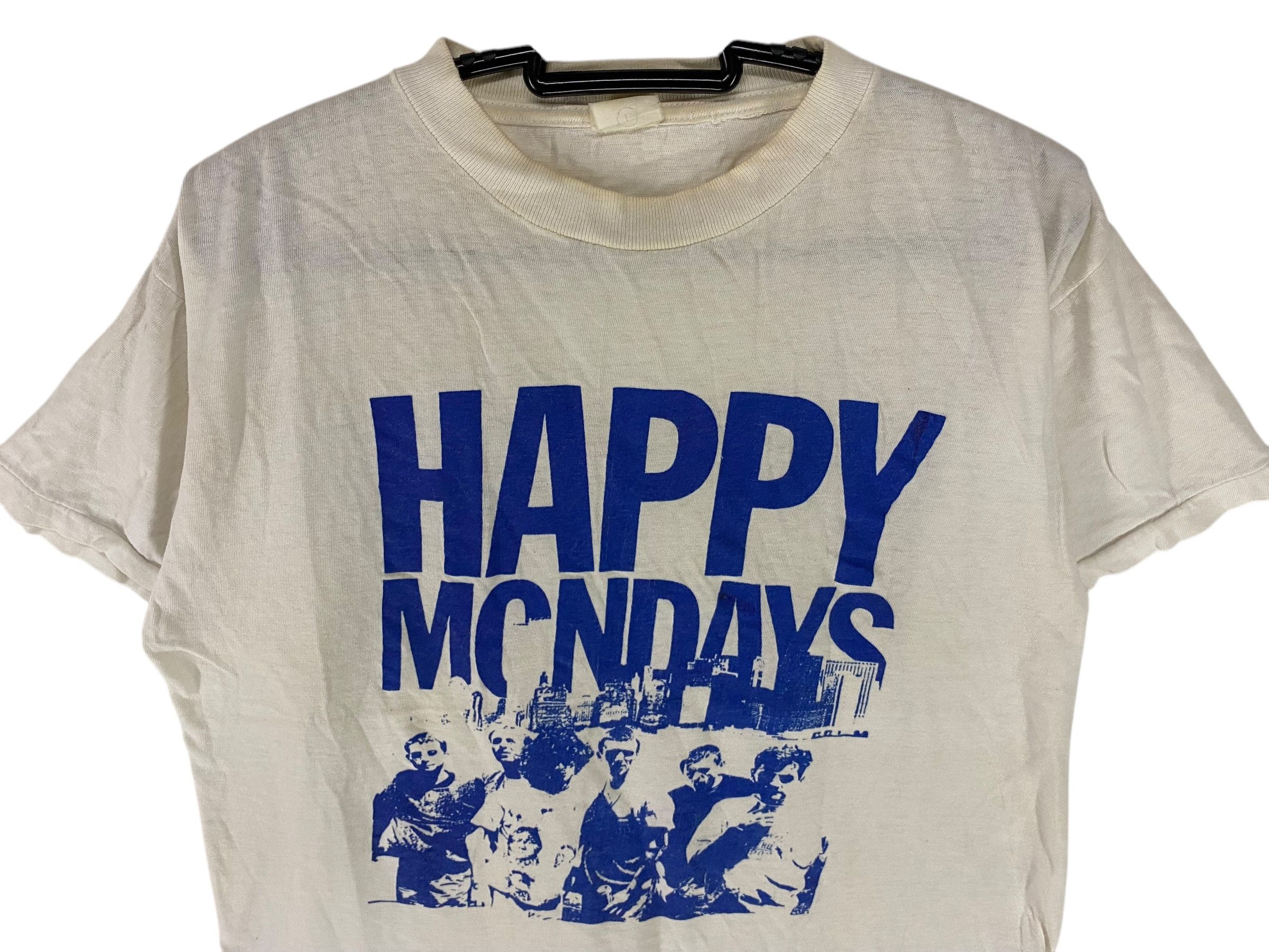 Band Tees × Vintage Rare 80s Happy Mondays line up promo shirt Size US M / EU 48-50 / 2 - 3 Thumbnail