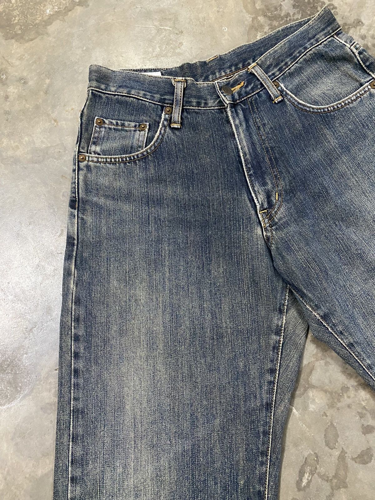 Edwin × Hysteric Glamour × Tornado Mart Made in Japan Vintage Edwin 405 Rusty Jeans @263 Size US 29 - 3 Thumbnail