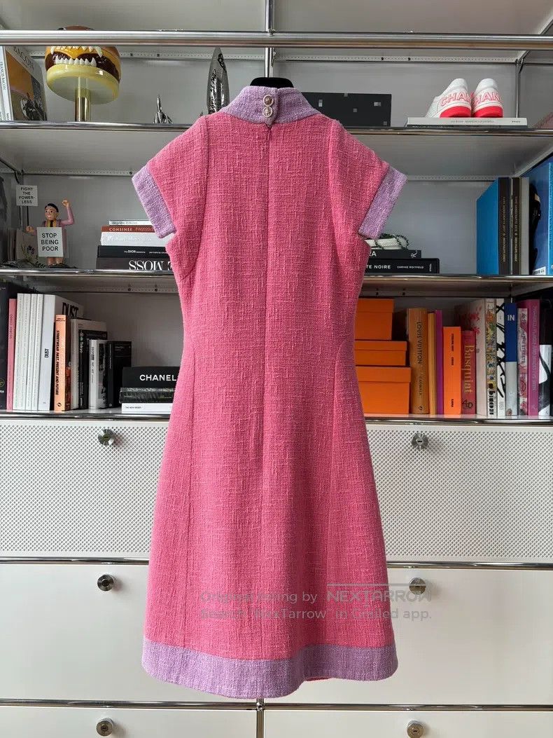Chanel Chanel Seoul series pink purple short-sleeved dress Size XS / US 0-2 / IT 36-38 - 3 Thumbnail