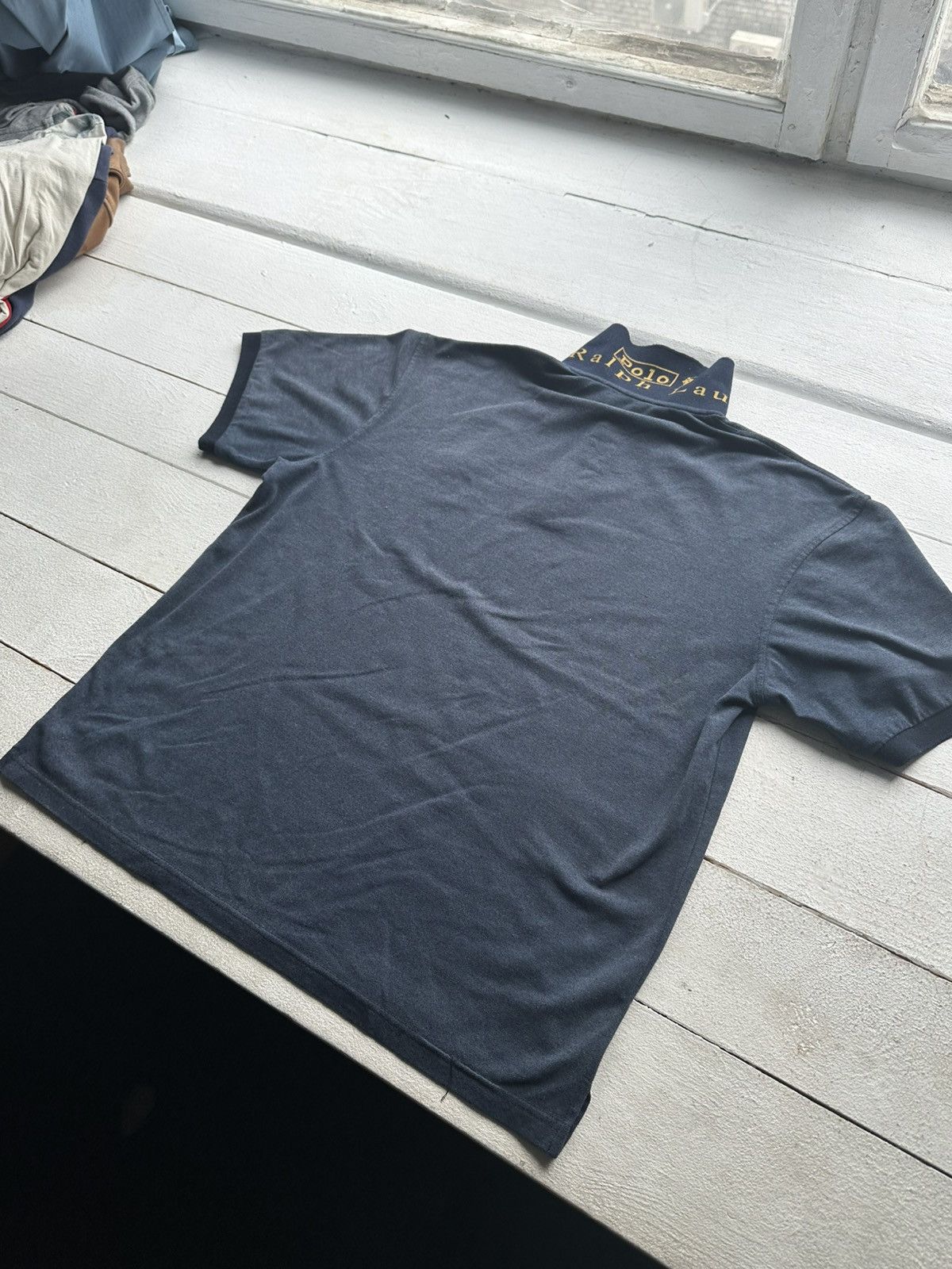 Polo Ralph Lauren × Ralph Lauren VNTG🚨 Polo RL Italy 3 Big Logo Casual Polo Shirt Y2K Chief Size US XL / EU 56 / 4 - 8 Thumbnail