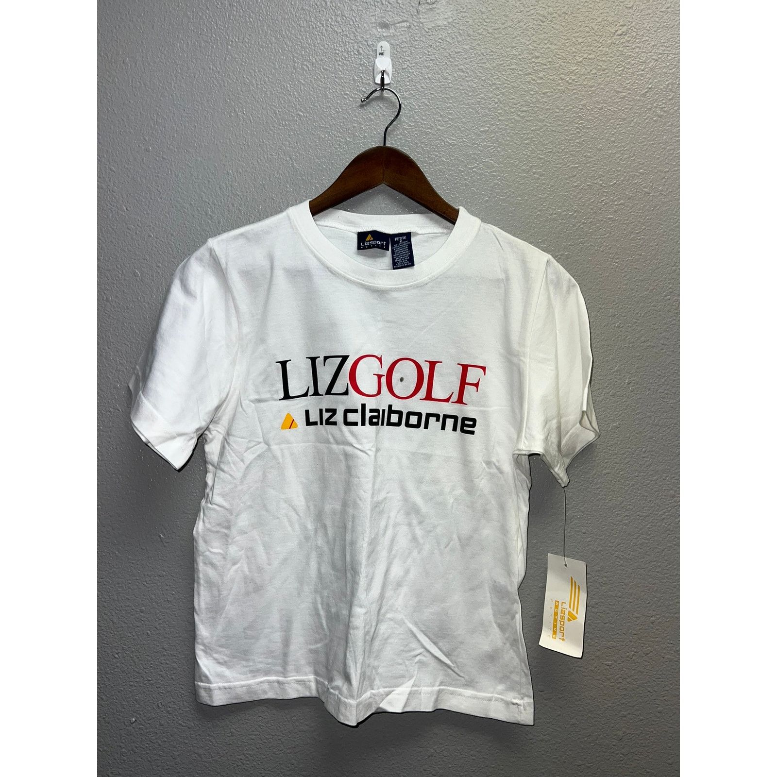 Liz Claiborne Womens Liz Sport Top Lizgolf Golf Claiborne Tee Stained P Size S / US 4 / IT 40 - 1 Thumbnail