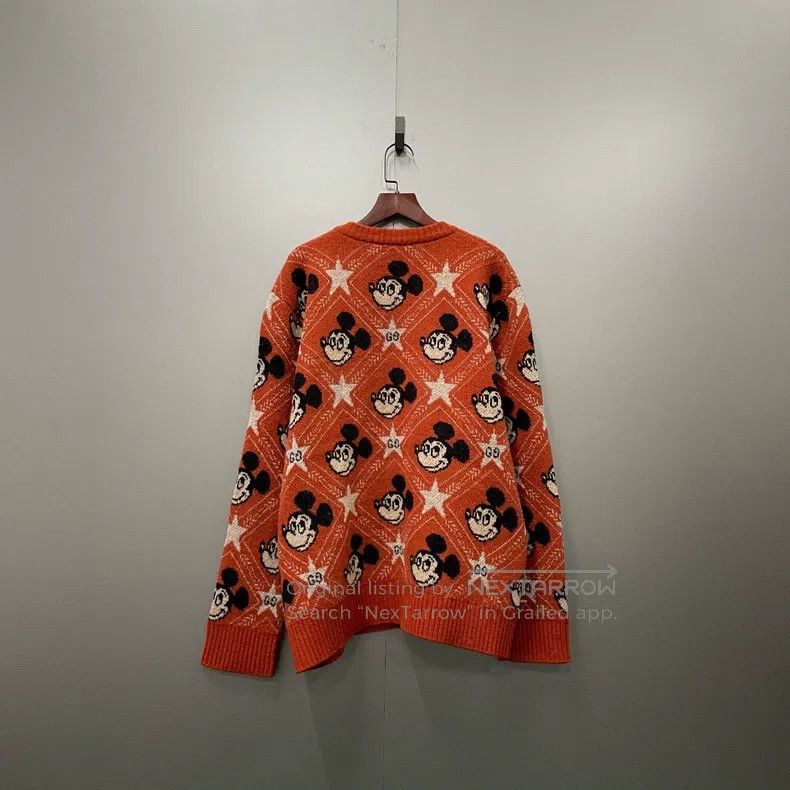 Gucci Gucci Mickey Mouse Printed Knitted Sweater Size US L / EU 52-54 / 3 - 2 Thumbnail