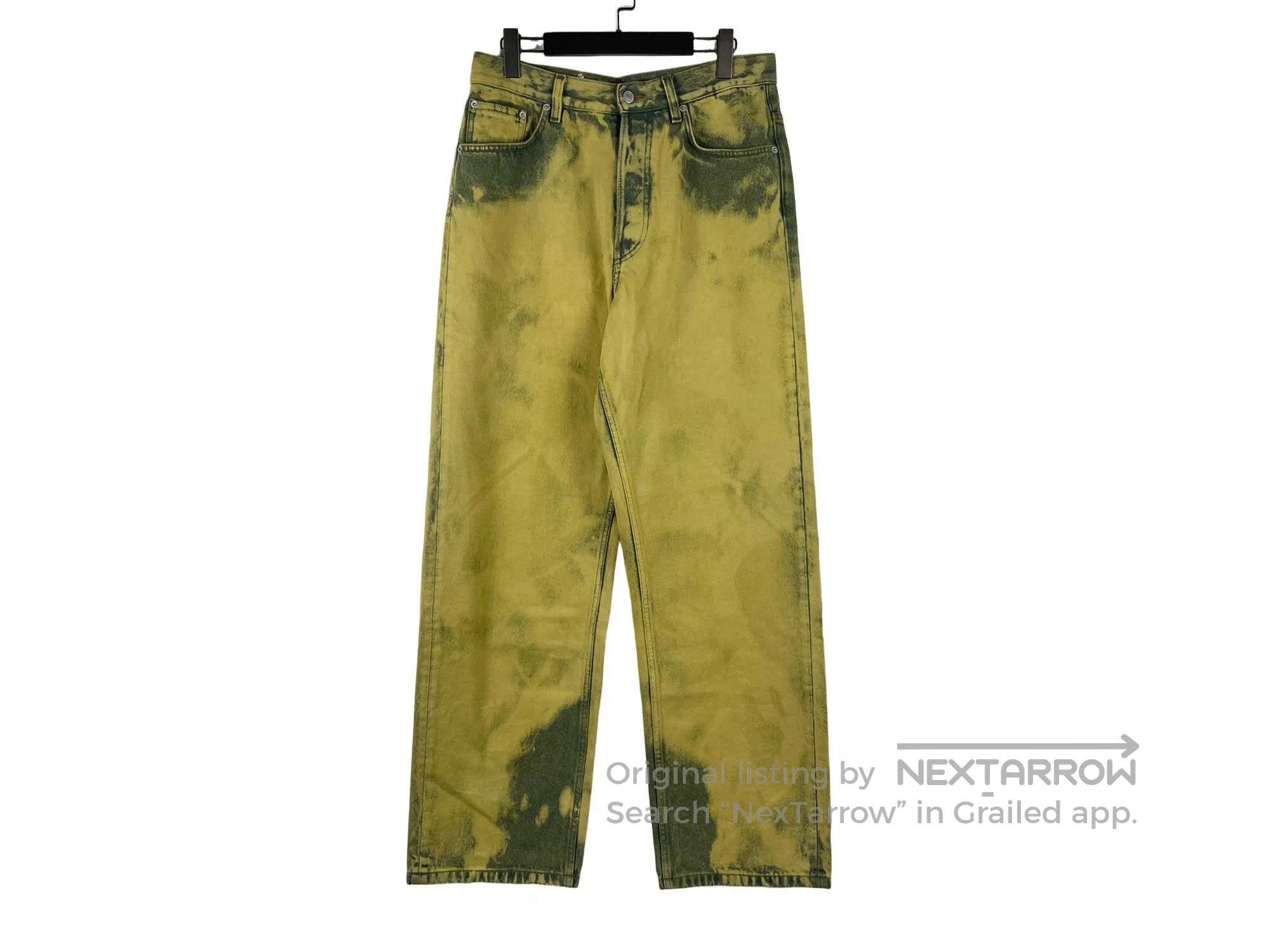 Dries Van Noten DRIES VAN NOTEN Tie-Dye Washed Denim Long Pants Size US 31 - 1 Thumbnail