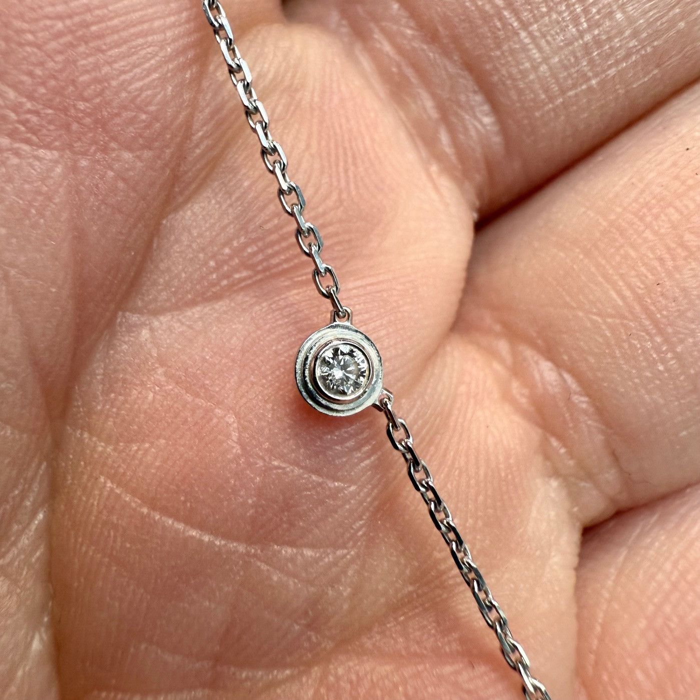 Cartier Cartier 18k White Gold D'Amour Pendant Mini Diamond Necklace Size ONE SIZE - 4 Thumbnail
