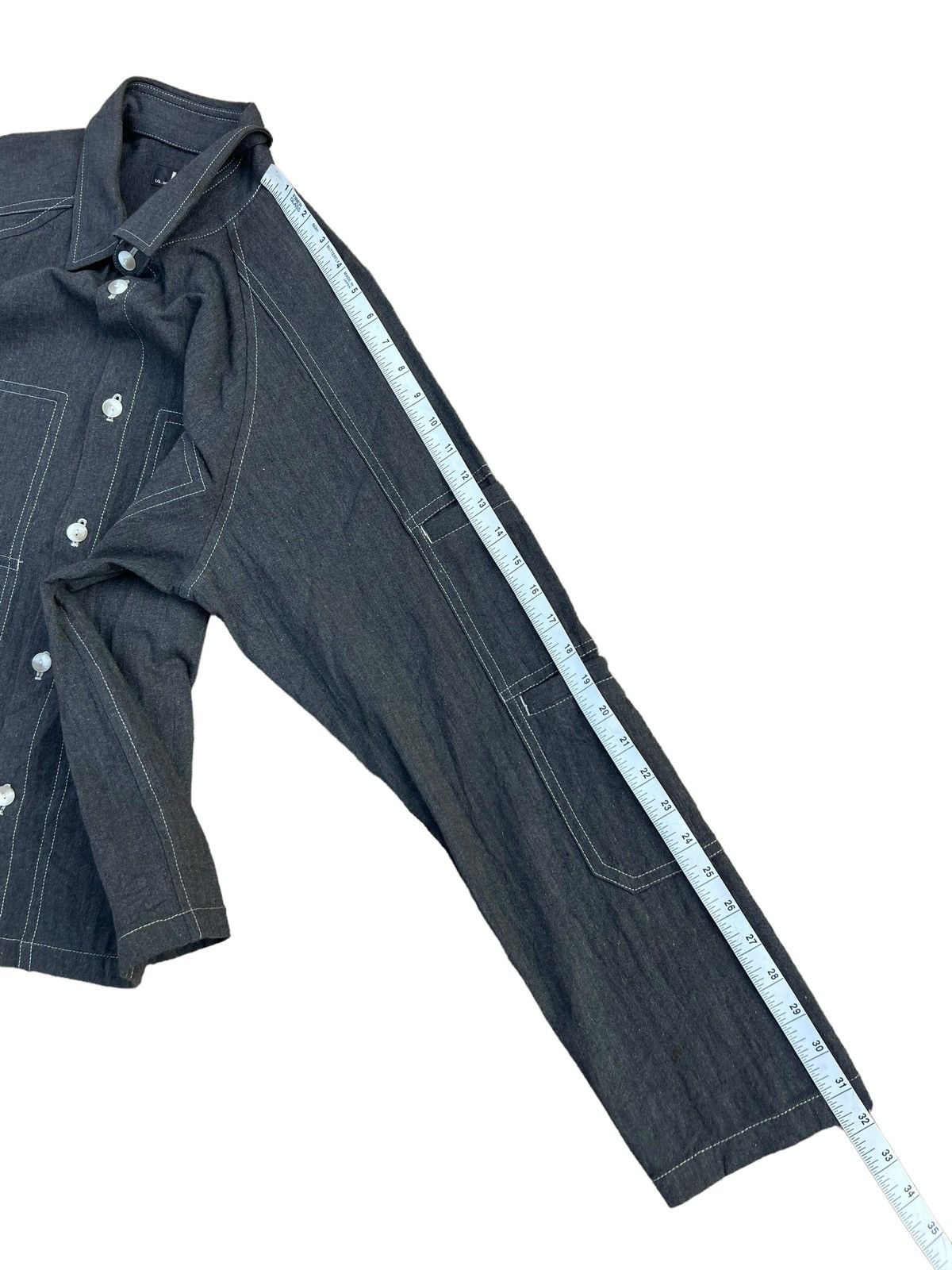 Y's for Men × Yohji Yamamoto Archive Yohji Yamamoto LQ HBT Salt & Pepper Tactical Jacket Size US L / EU 52-54 / 3 - 5 Thumbnail