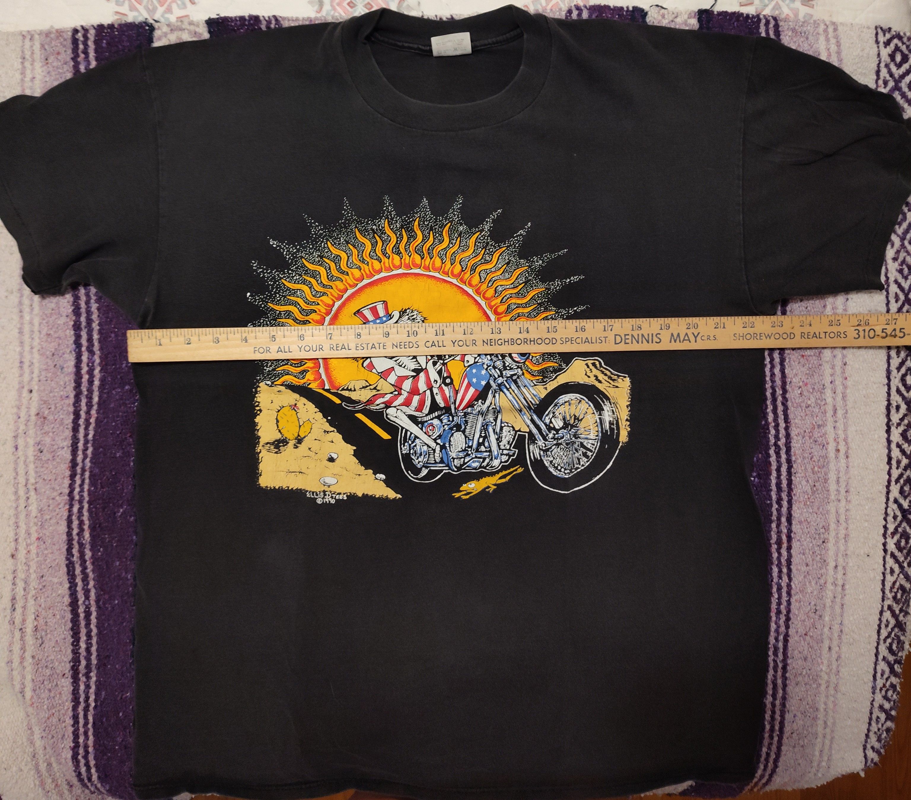 Vintage Rare Vintage 90's Grateful Dead Biker Uncle Sam shirt XL Size US XL / EU 56 / 4 - 5 Thumbnail