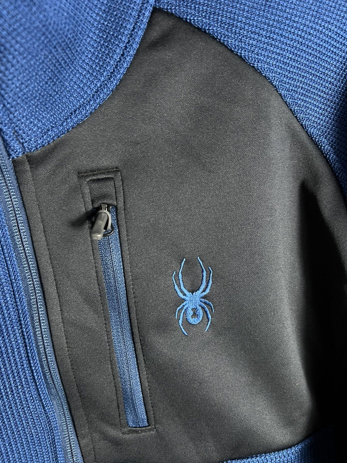 Spyder Spyder Vintage Fleece Pullover BlueBlack Half-Zip XL-Xxl Y2K Size US XL / EU 56 / 4 - 5 Thumbnail