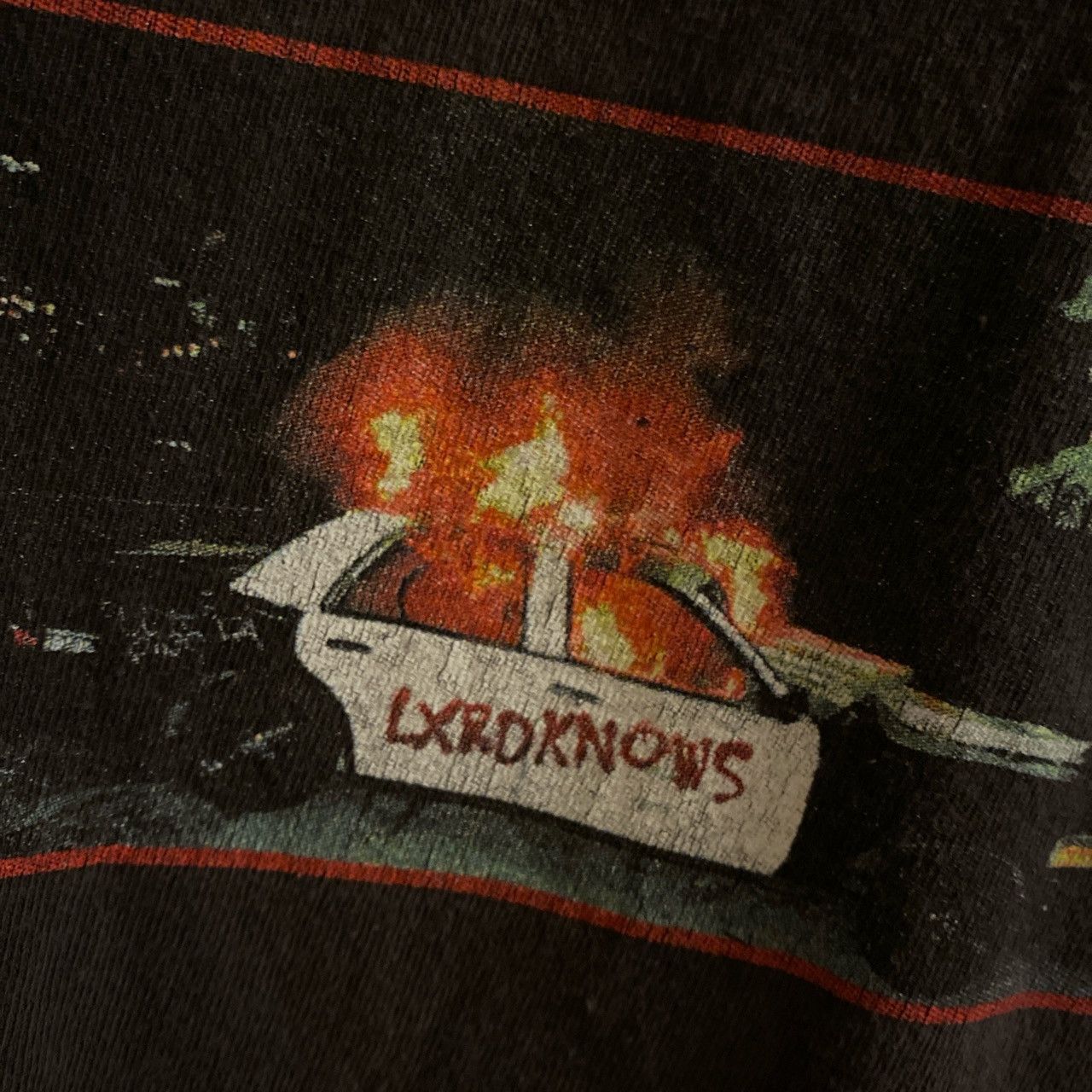Lxrdknows LXRDKNOWS Watts Riot Tee charcoal grey Size US XL / EU 56 / 4 - 2 Thumbnail