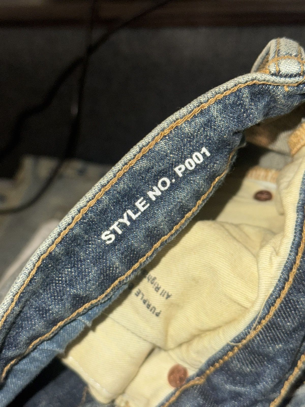 Purple Brand PURPLE BRAND DISTRESSED FADE AGED JEANS Size US 32 / EU 48 - 23 Thumbnail