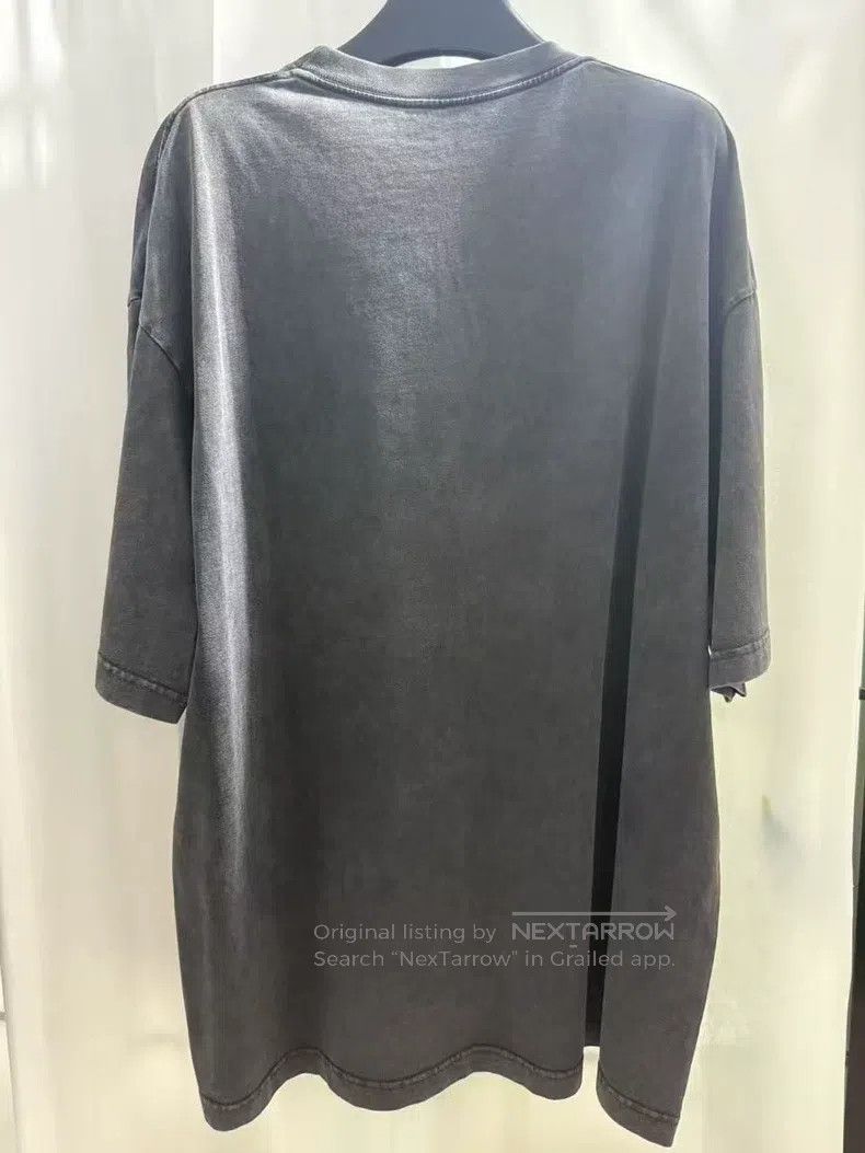 Balenciaga Balenciaga Water-washed black crackled wheat short-sleeve, Size US L / EU 52-54 / 3 - 2 Thumbnail