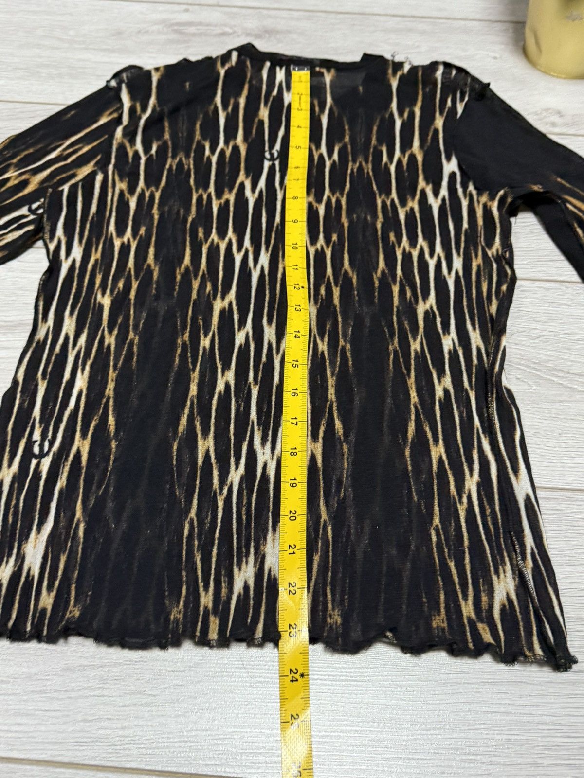 Just Cavalli Just Cavalli mesh leopard long sleeve fire gaultier style Size US M / EU 48-50 / 2 - 11 Thumbnail