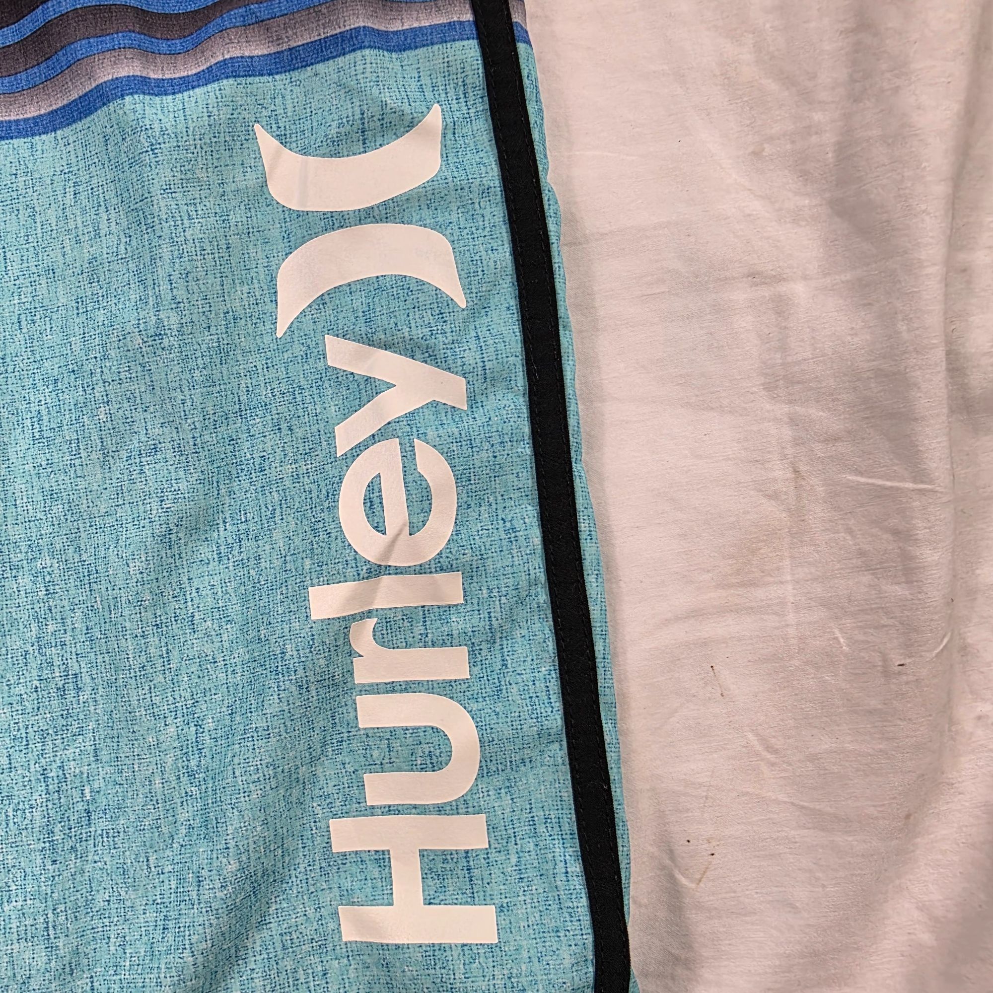 Hurley Hurley Phantom Mens 32 Blue Black Board Shorts Lightweight S Size US 32 / EU 48 - 4 Thumbnail