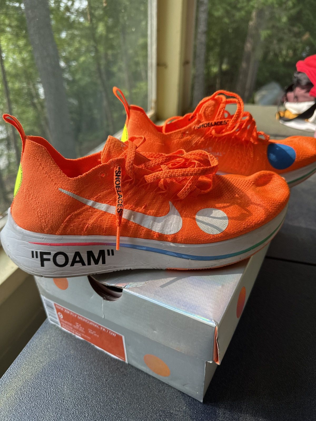 Nike × Off-White Off-White Zoom Fly Mercurial Size US 9 / EU 42 - 8 Thumbnail