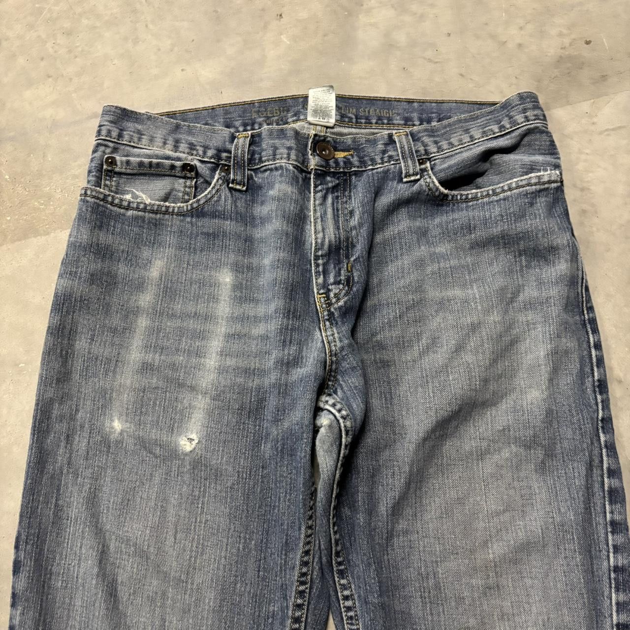 Japanese Brand × Vintage Crazy Vintage Y2K/2000s Grunge Dark Wash Denim Jeans! Size US 34 / EU 50 - 5 Thumbnail