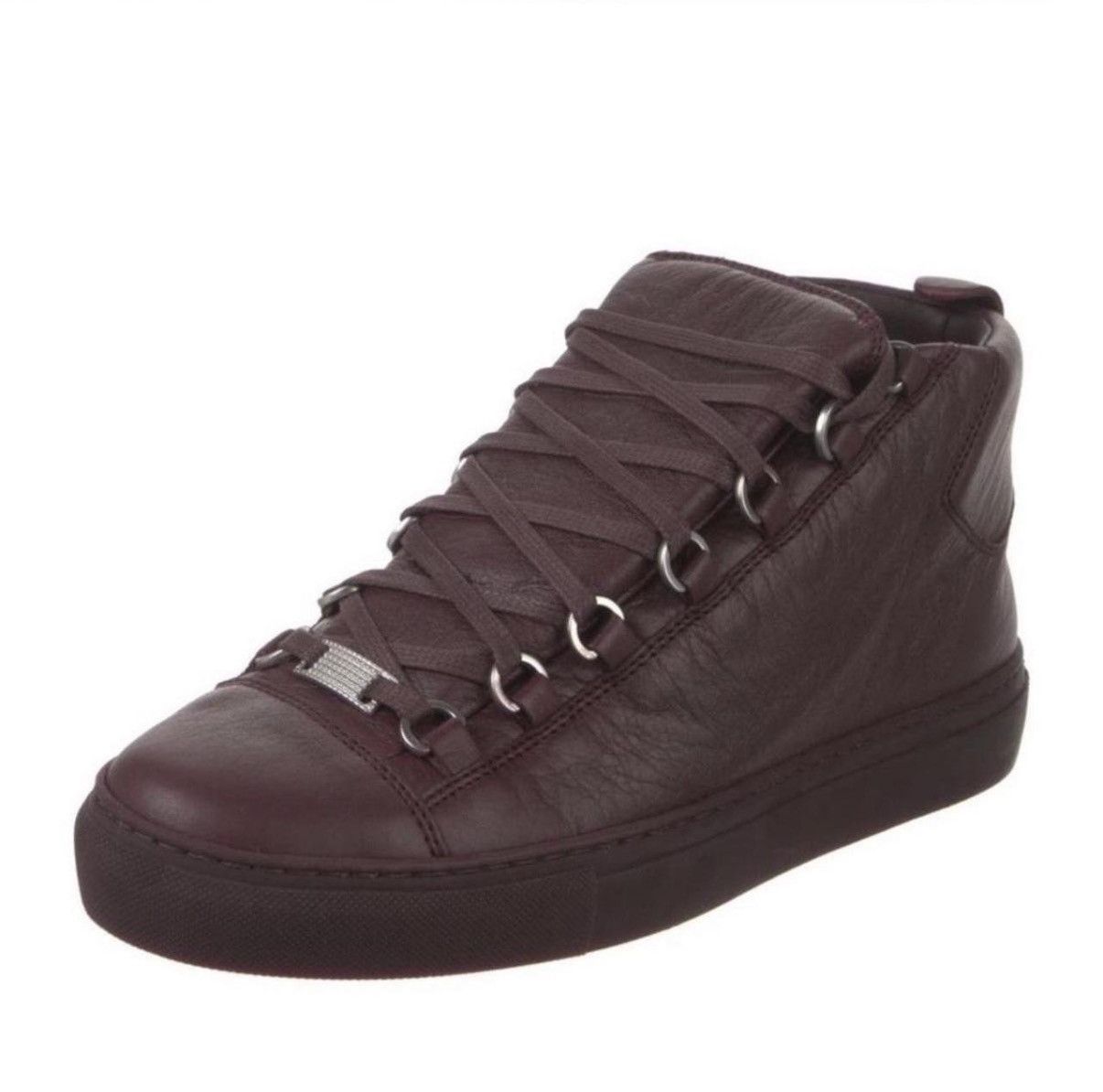 Balenciaga Balenciaga Arenas Burgundy Sneakers Size US 7 / EU 40 - 1 Thumbnail