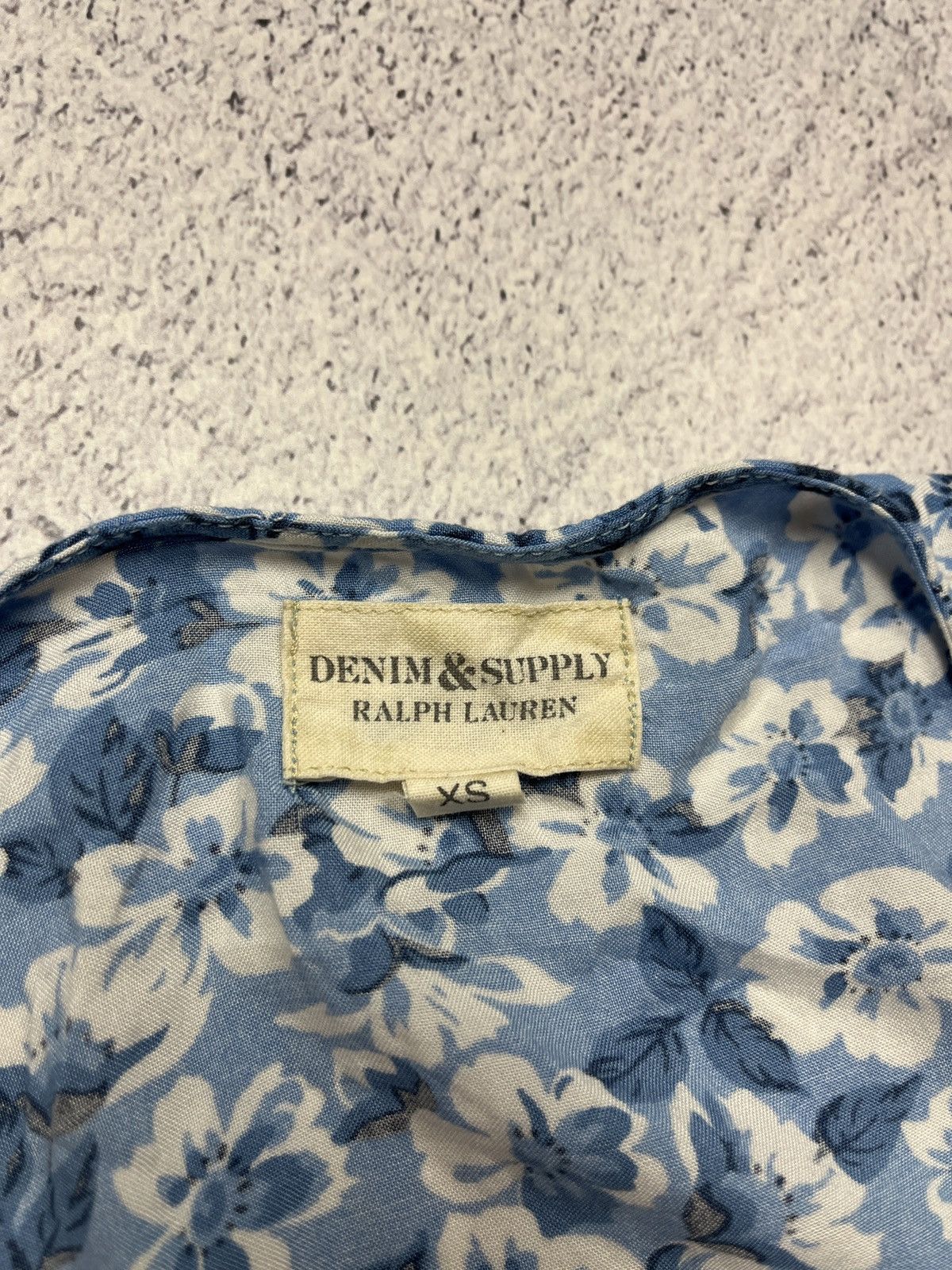 Denim & Supply Ralph Lauren Denim & Supply Ralph Lauren Floral Pattern Women’s Crop Top Size XS / US 0-2 / IT 36-38 - 6 Thumbnail