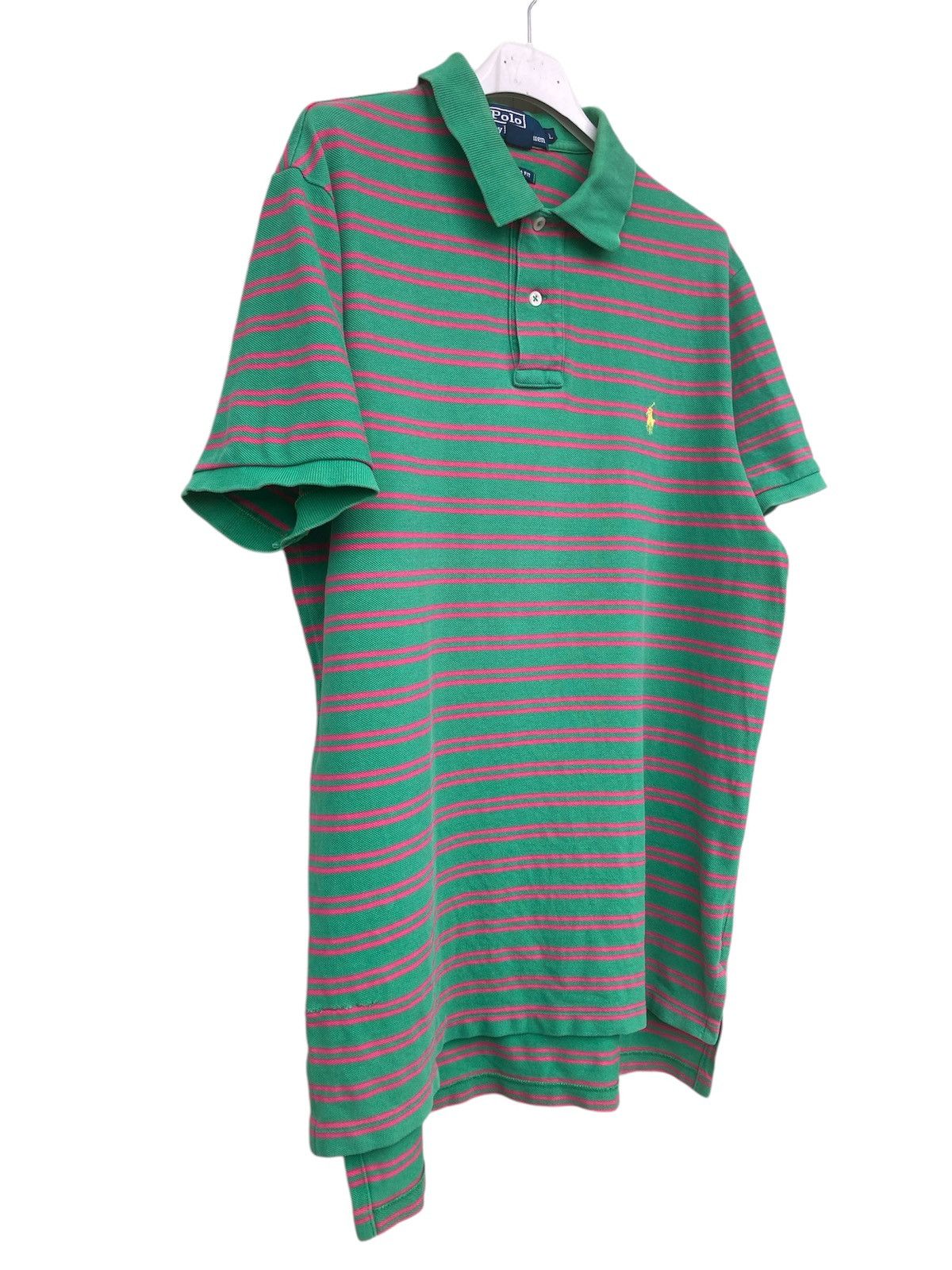 Polo Ralph Lauren Green and pink Polo Ralph Lauren polo shirt Size US L / EU 52-54 / 3 - 1 Thumbnail