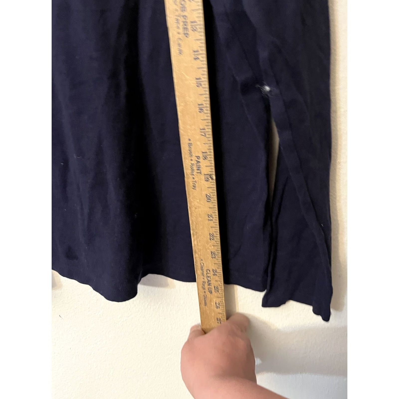 Croft & Barrow Croft & Barrow Women's Blue Classic Tee Size L Long Sleeve Crew Cotton Shirt Size L / US 10 / IT 46 - 3 Thumbnail