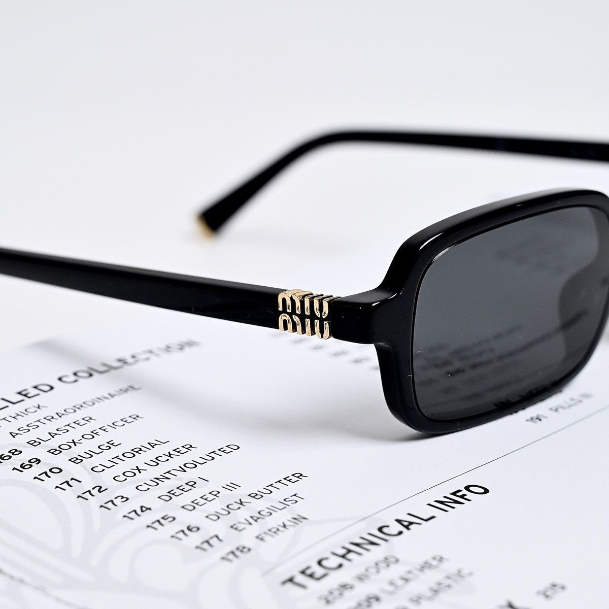 Miu Miu MIU MIU 0MU 11ZS SUNGLASSES Size ONE SIZE - 3 Thumbnail