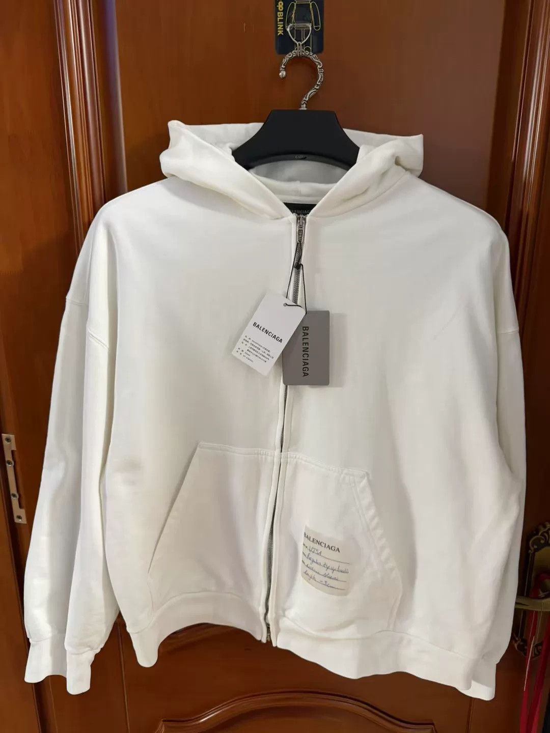 Balenciaga balenciaga unisex hooded jacket in white Size US S / EU 44-46 / 1 - 1 Thumbnail