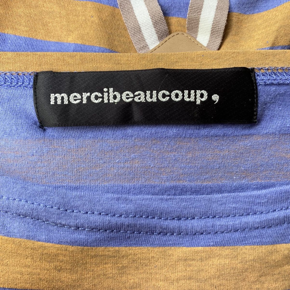 mercibeaucoup Mercibeaucoup, Purple & Yellow Striped Top by Merii Size L / US 10 / IT 46 - 8 Thumbnail