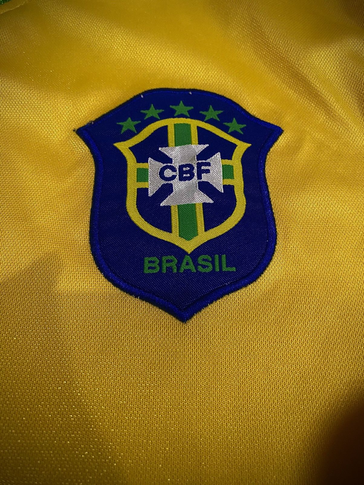 Nike Vintage Nike Brazil 1998 Home Shirt Size US L / EU 52-54 / 3 - 3 Thumbnail