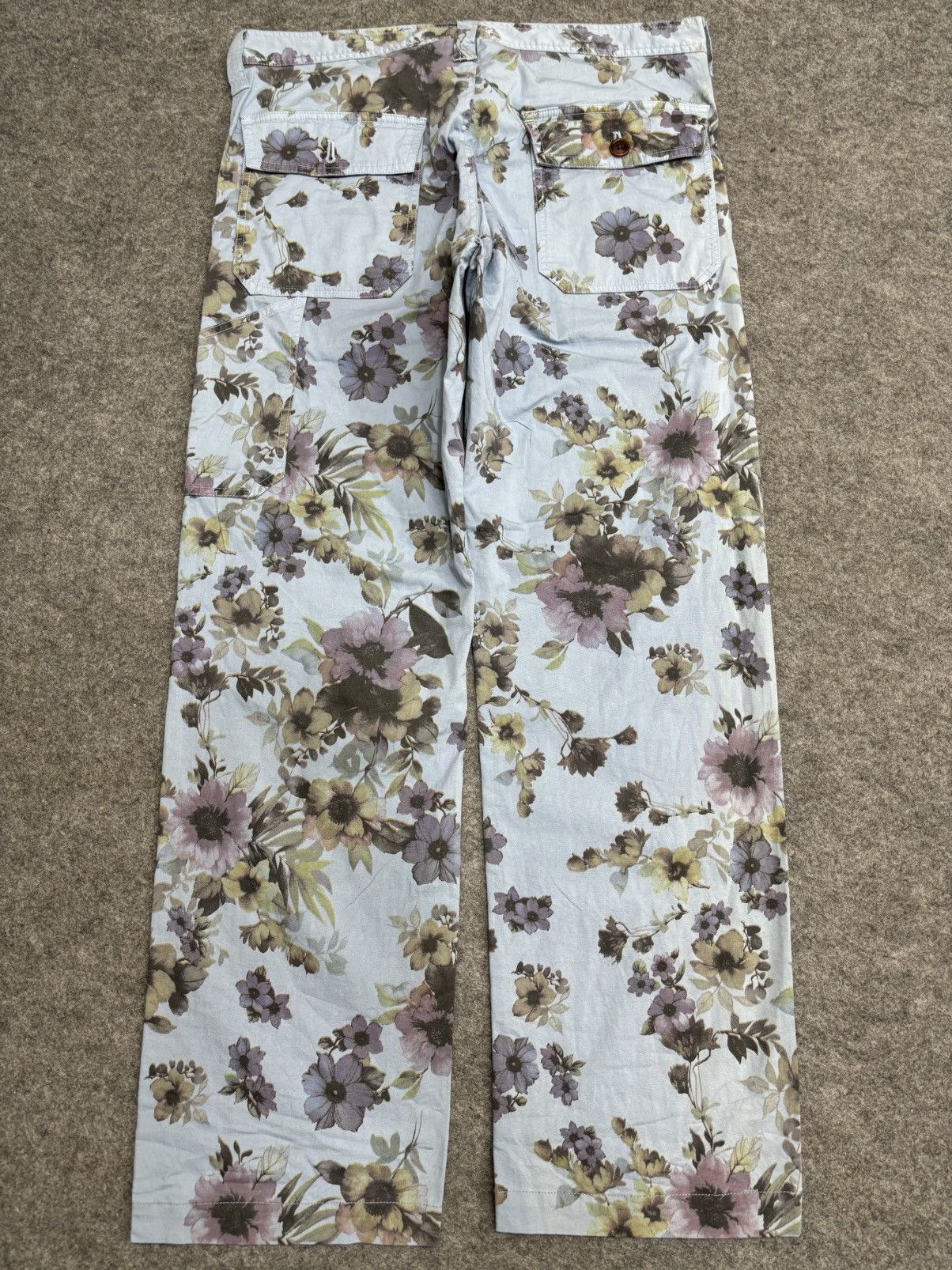 Ts(S) 💥Floral Style💥Archival ts(s) Light Baker Pant F588 Size US 35 - 16 Thumbnail