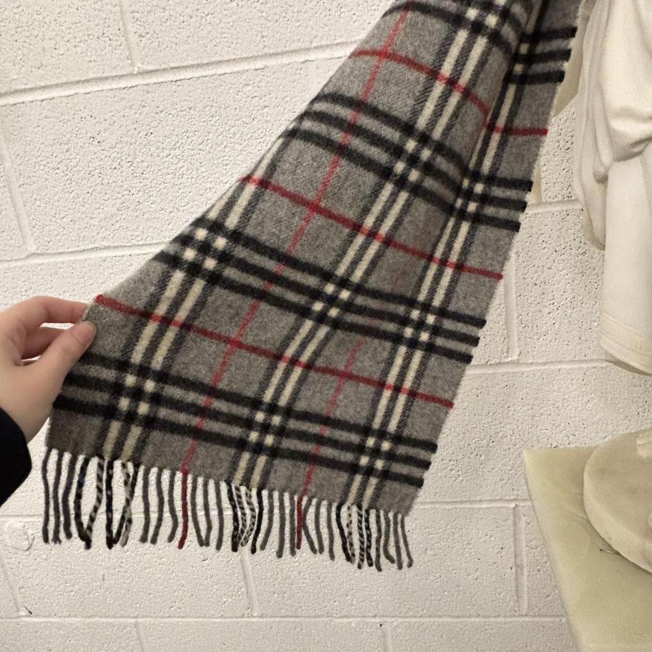 Burberry Burberry 100% Lambswool Noa Check Scarf Size ONE SIZE - 3 Thumbnail