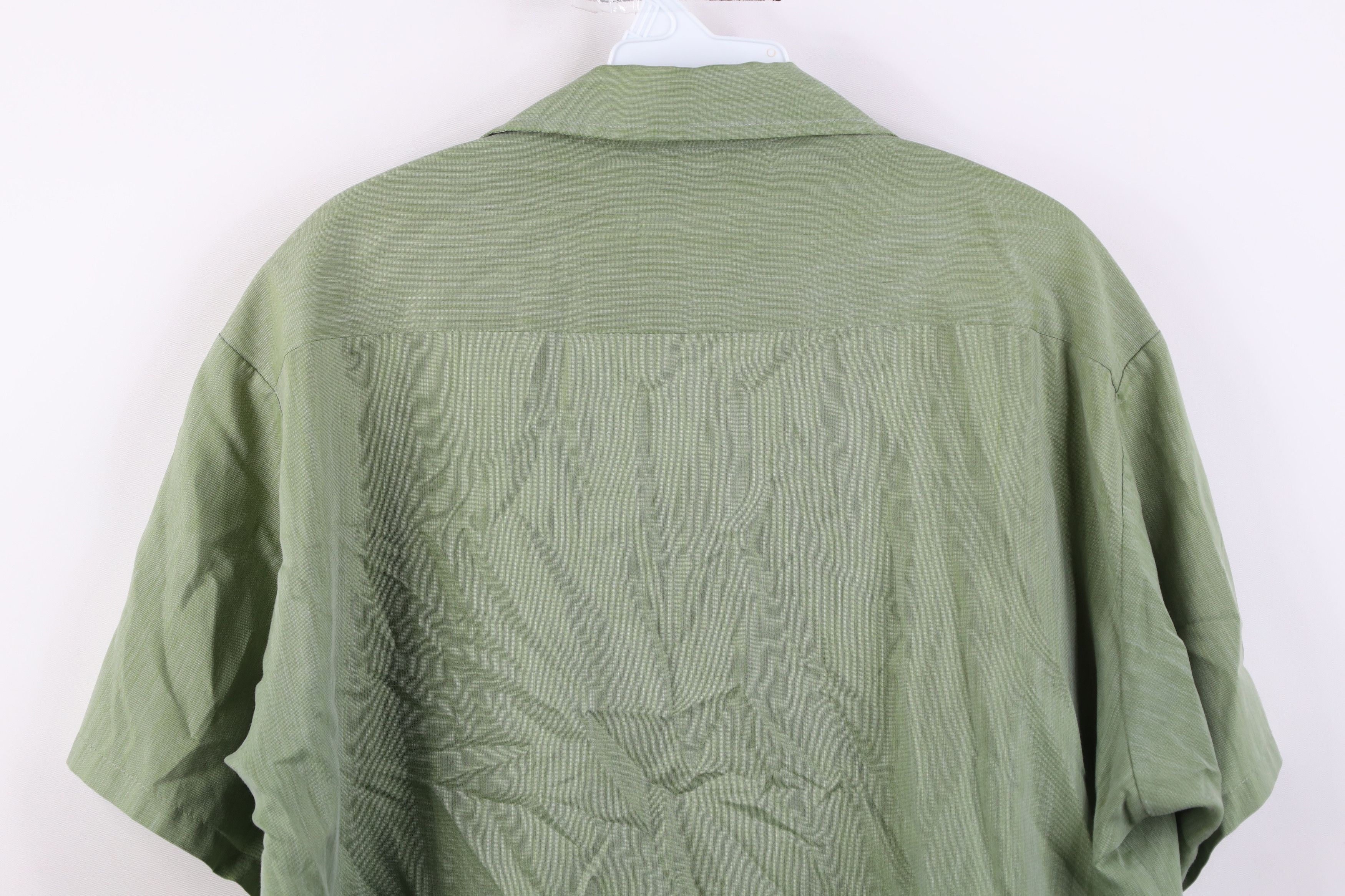 Vintage Vintage 50s Penneys Looped Collar Camp Button Shirt USA Size US L / EU 52-54 / 3 - 15 Thumbnail