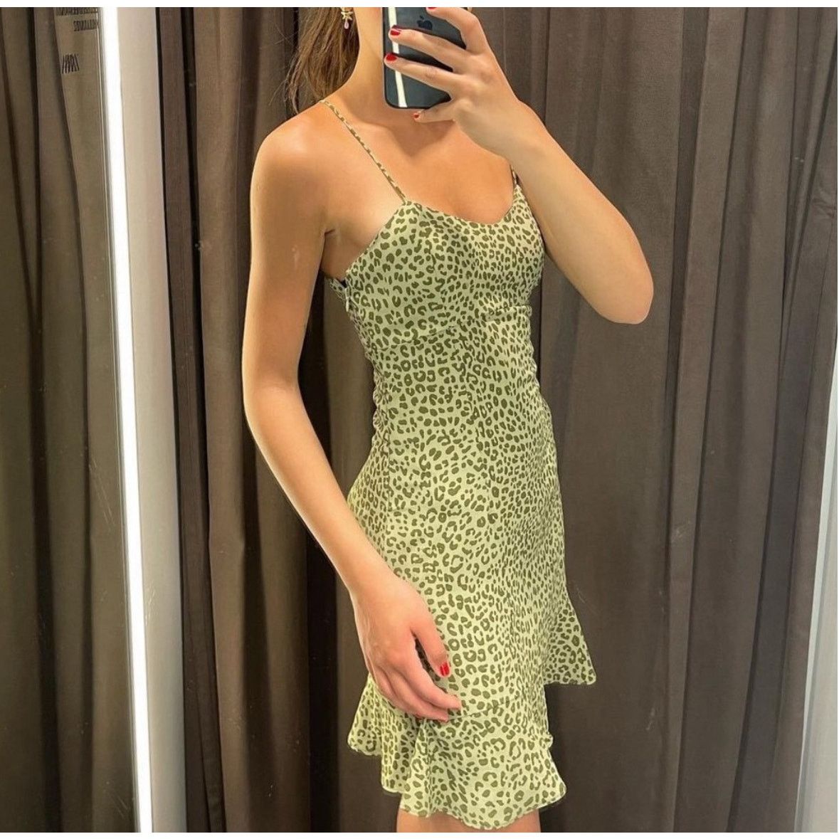 Zara ZARA BLOGGER FAVORITE PRINTED MINI DRESS Size M / US 6-8 / IT 42-44 - 8 Thumbnail