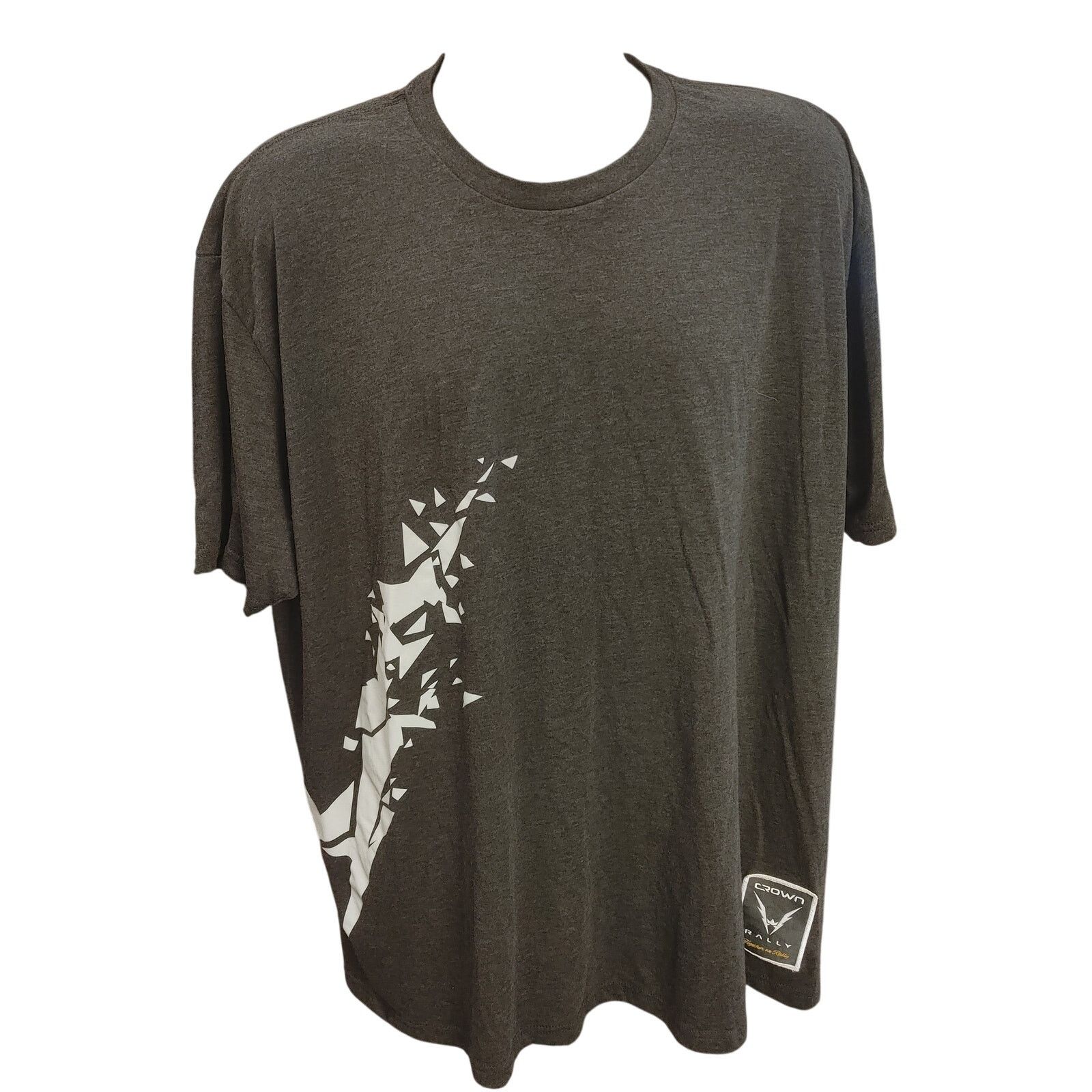 Other Crown Rally Men's 3XL Gray/White Graphic Tee Size 3XL / US 20-22 - 1 Thumbnail