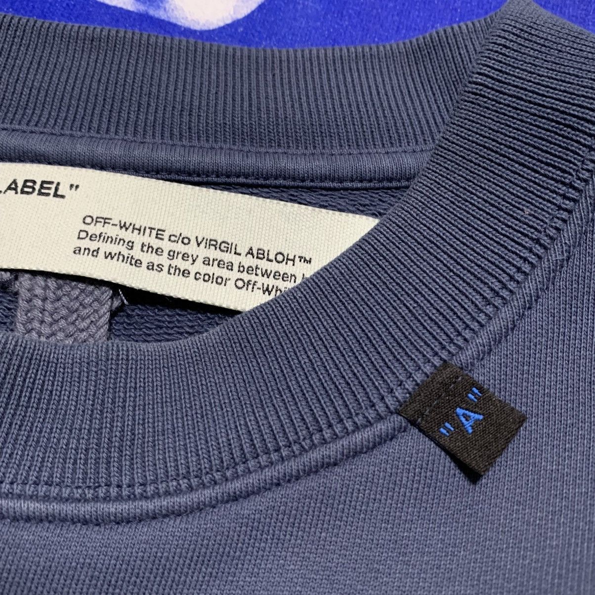 Off-White Off White Small Hardcore Caravaggio Indio Blue Sweater Size US S / EU 44-46 / 1 - 8 Thumbnail
