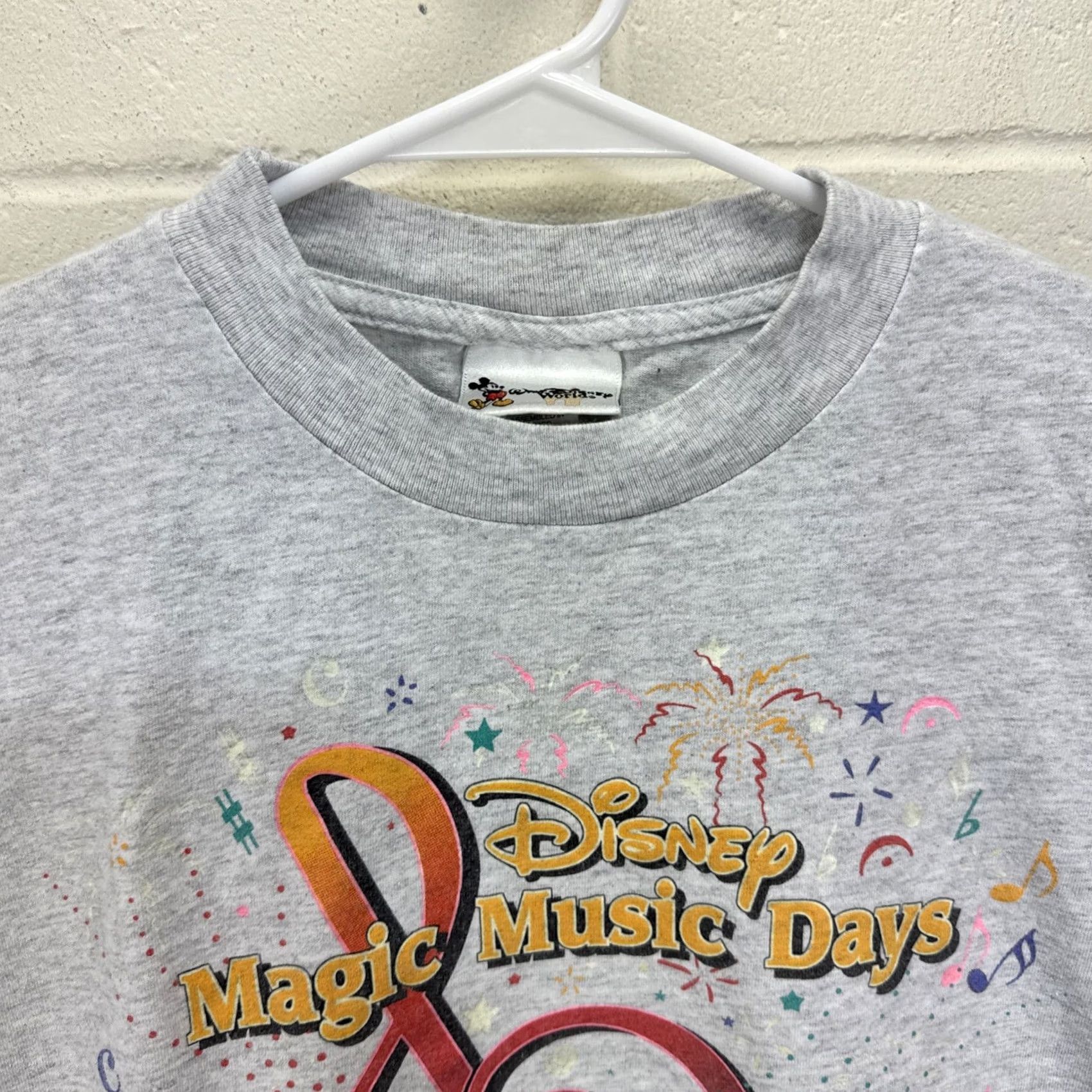 Disney Vintage Disney Magic Music Days Mickey Mouse T-Shirt Adult XL Gray Size US XL / EU 56 / 4 - 5 Thumbnail