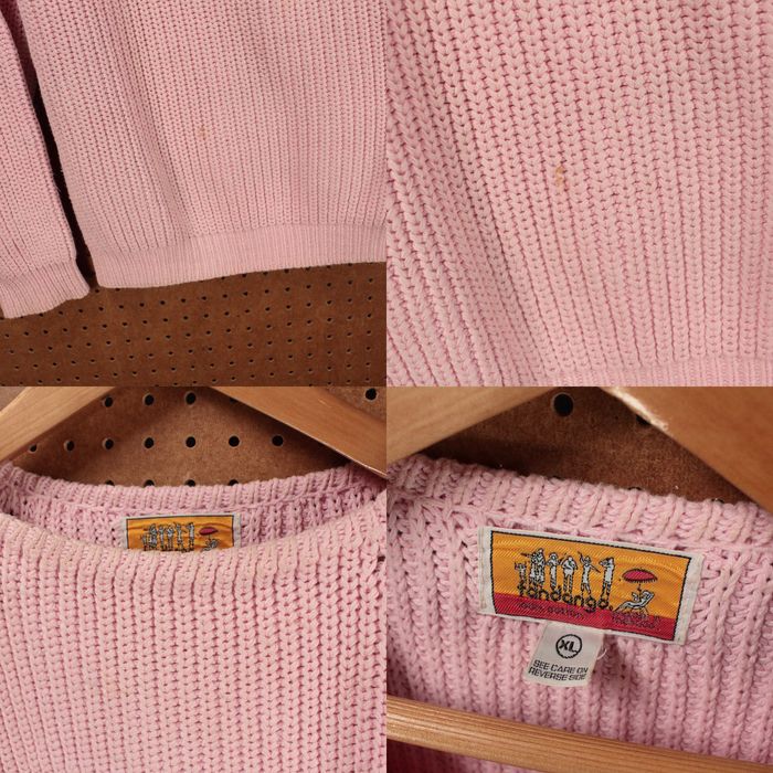 Vintage Fandango women's thick chunky knit cotton sweater XL tag