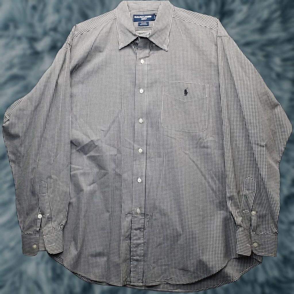 Ralph Lauren Ralph Lauren Golf Mens LT Button-Up Shirt Multicolor Check Pony Logo Tilden Big & Tall Size US L / EU 52-54 / 3 - 1 Thumbnail