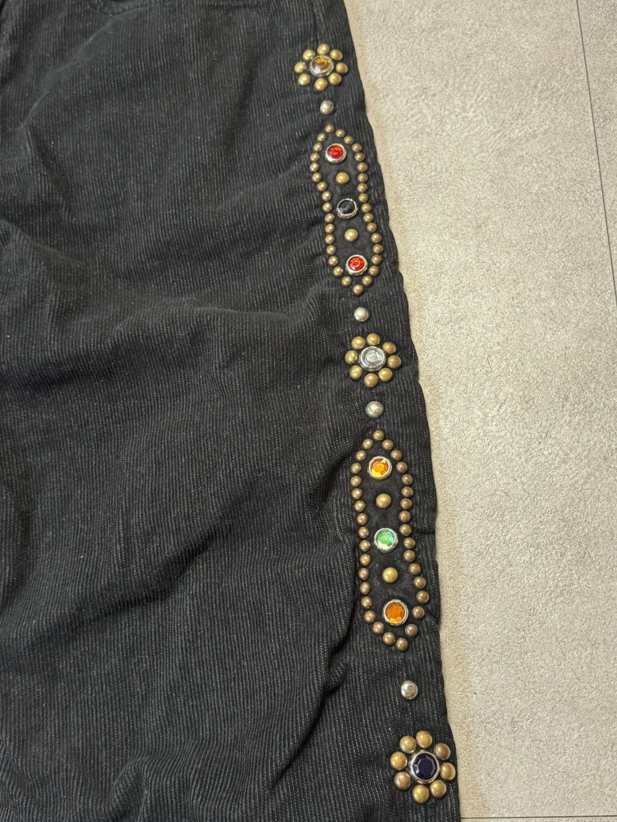 Kapital × Kapital Kountry Kapital Kountry Corduroy Jems Studs Denim Pants Size US 34 / EU 50 - 4 Thumbnail
