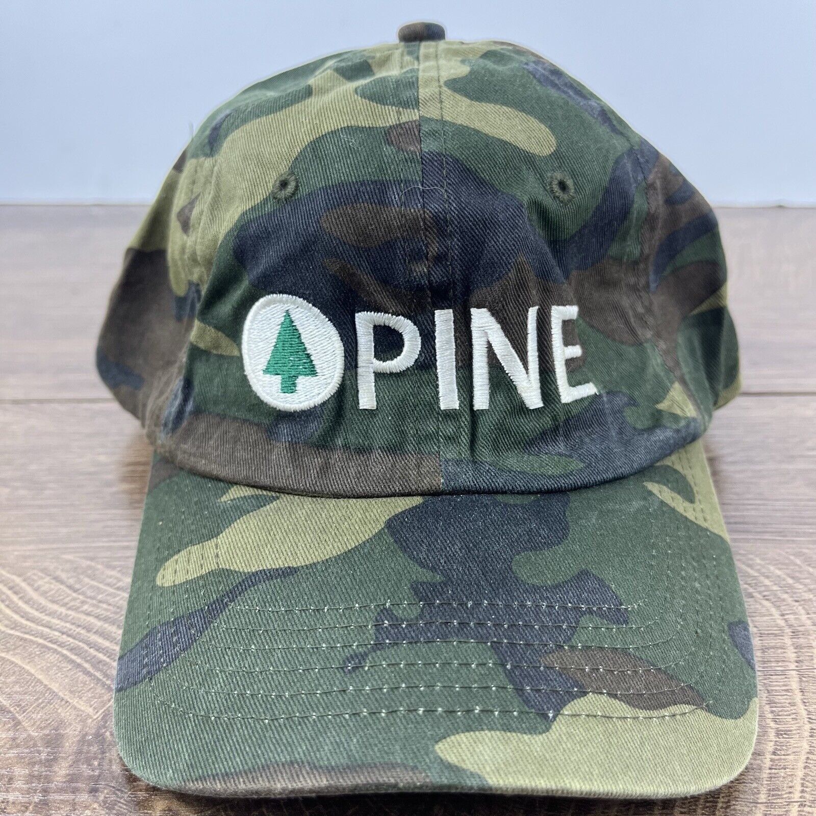 Other Pine Camo Hat Pinetree Camo Green Hat Adjustable Hat Camo Ad Size ONE SIZE - 5 Thumbnail