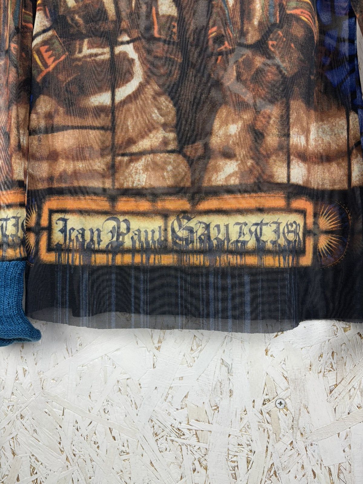 Jean Paul Gaultier 90s Jean Paul Gaultier FW98 Native American JPG Mesh Top 40 Size S / US 4 / IT 40 - 3 Thumbnail